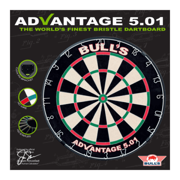 Bulls Advantage 501 Dartboard package front